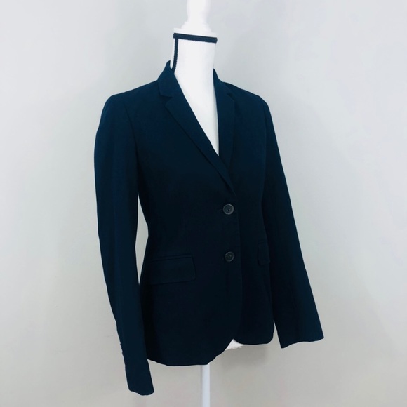 J. Crew Blazer Navy Blue Size 2 - Picture 2 of 8